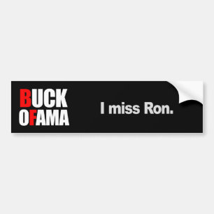 私はRON 2のTシャツを恋しく思います バンパーステッカー