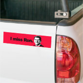 私はRON 2を恋しく思います バンパーステッカー (トラック上)