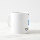 私はRonceverteウェストヴァージニアを愛します コーヒーマグカップ (正面左)