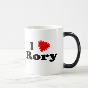 私はRoryを愛します モーフィングマグカップ