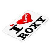 私はROXYマグネットが大好き マグネット (左側)