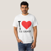 私はrtsゲームが大好きだ tシャツ (正面フル)