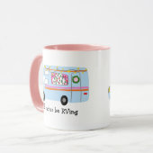 私はRVingレトロクリスマスキャンパーカスタム マグカップ (正面左)