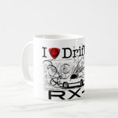 私はRX-7を漂わせることを愛します コーヒーマグカップ (正面左)
