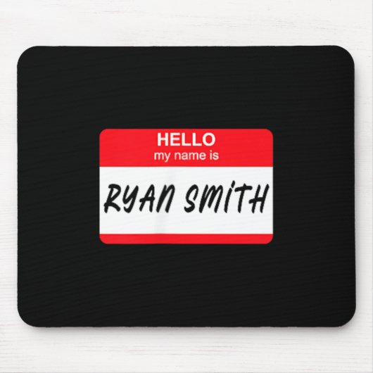 私はRyan agです マウスパッド (正面)