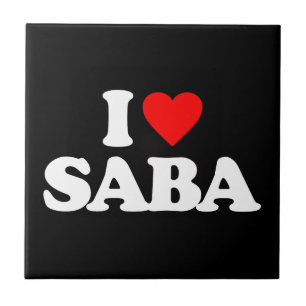 私はSABAを愛します タイル