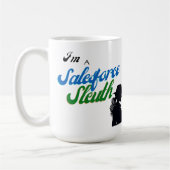 私はSalesforce Sleuthだ コーヒーマグカップ (左)