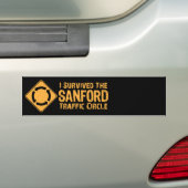 私はSanfordのロータリ広場を生き延びました バンパーステッカー (車上)