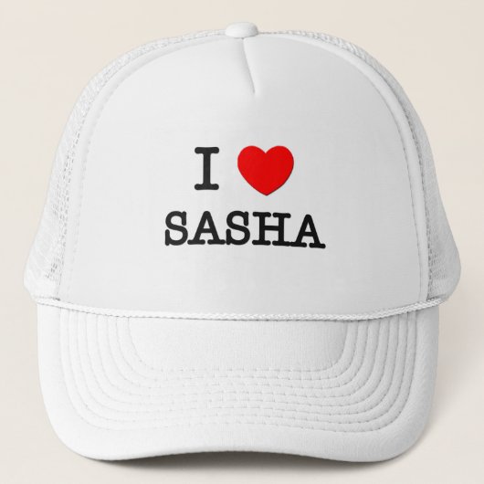 私はSashaを愛します キャップ (正面)