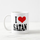 私はSatanを愛します コーヒーマグカップ (左)