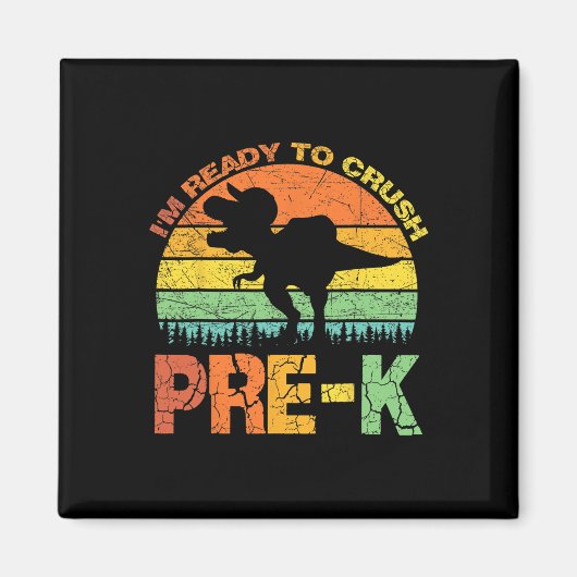 私はScに戻ってK T以前のレックス恐竜を粉砕する準備ができている マグネット (正面)