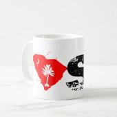 私はSCのマグを愛します! コーヒーマグカップ (正面左)