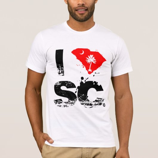 私はSCを愛します Tシャツ (正面)