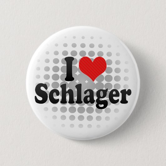 私はSchlagerを愛します 缶バッジ (正面)