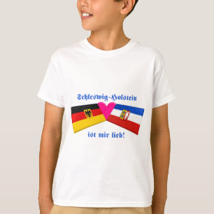 私はSchleswigホルスタインist mirのliebを愛します Tシャツ