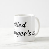 私はSchrödingerの猫のマグを殺しました コーヒーマグカップ (正面右)