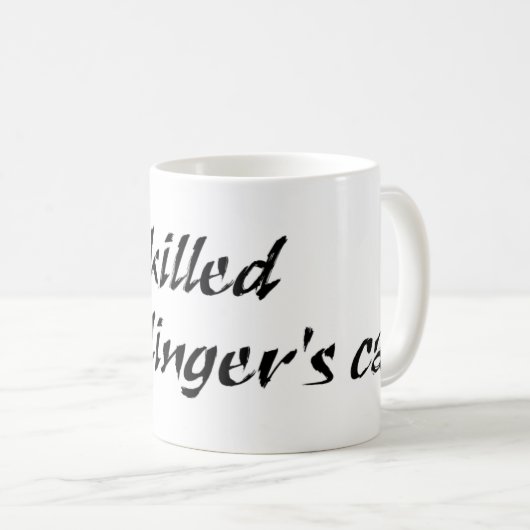 私はSchrödingerの猫のマグを殺しました コーヒーマグカップ (正面右)