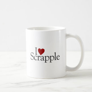 私はScrappleを愛します コーヒーマグカップ