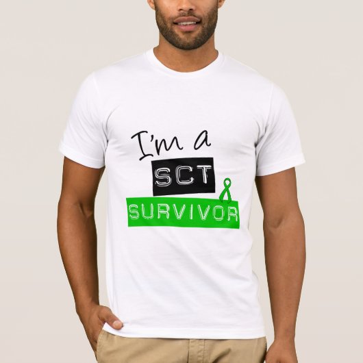 私はSCTの生存者です Tシャツ (正面)