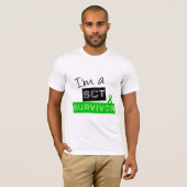 私はSCTの生存者です Tシャツ (正面フル)