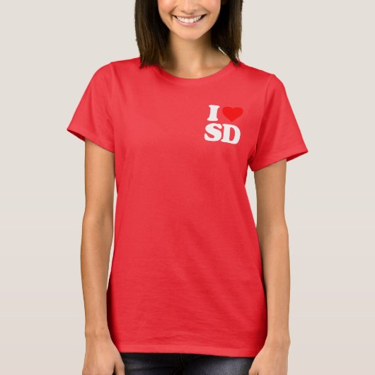 私はSDが大好き Tシャツ (正面)