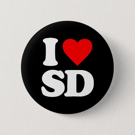 私はSDを愛します 缶バッジ (正面)