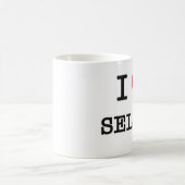 私はSelinaを愛します コーヒーマグカップ (中央)