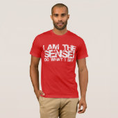 私はSenseiのTシャツです Tシャツ (正面フル)