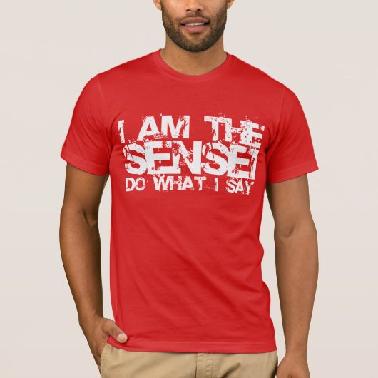 私はSenseiのTシャツです Tシャツ (正面)