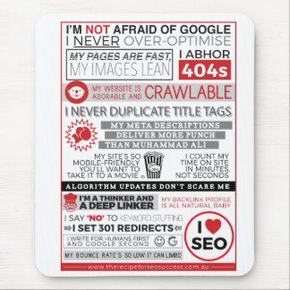 私はSEOのマウスパッドを愛します マウスパッド