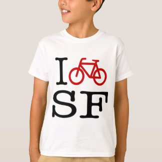 私はSFを自転車に乗ります Tシャツ