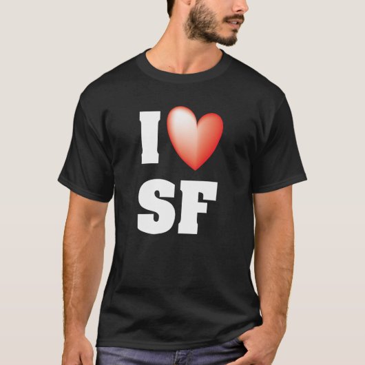 私はSFをlove Tシャツ (正面)