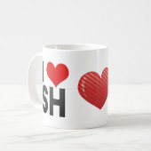私はSH愛します コーヒーマグカップ (正面左)