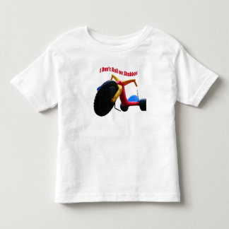 私はShabbosで転がりません トドラーTシャツ