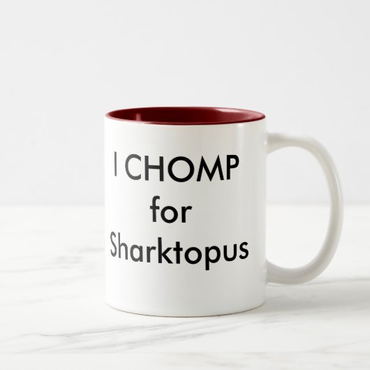 私はSharktopusのためにCHOMP ツートーンマグカップ (右)