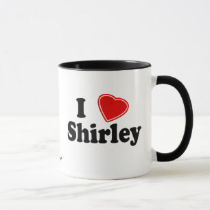 私はShirleyを愛します マグカップ