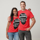 私はShitholeに…行きました Tシャツ (ユニセックス)