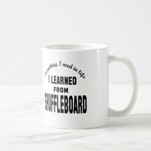 私はShuffleboard.から学びました コーヒーマグカップ