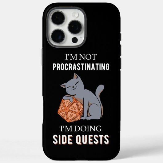 私はSide Quests IIIを実行している先延ばしではない Case-Mate iPhoneケース (裏面)