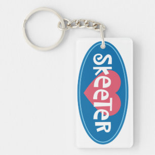 私はSkeeterを愛します キーホルダー