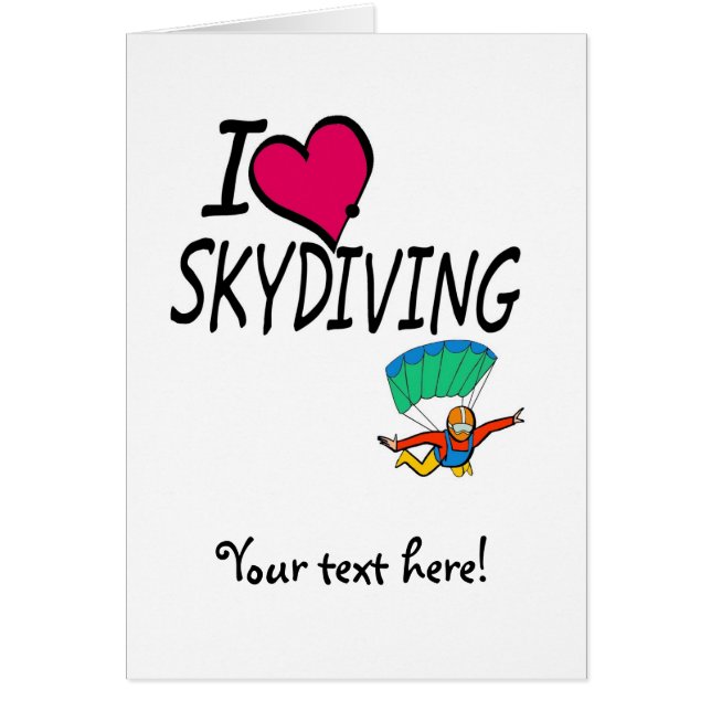 私はSkydivingを愛します (正面)