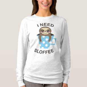 私はSloffeeの怠惰のかわいいセーターのジャンパーを必要とします Tシャツ
