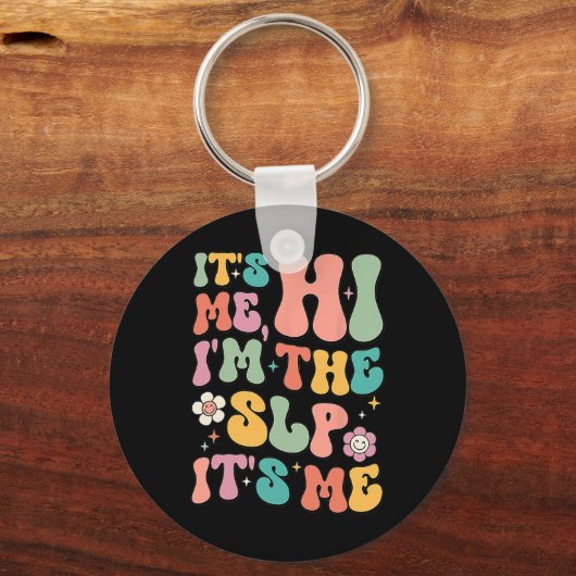 私はSLPの言語病理学を感謝している キーホルダー (正面)