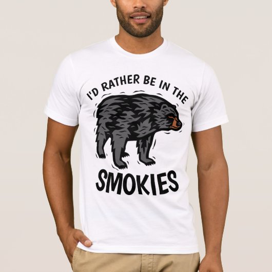 私はSMOKIESのTシャツにむしろあります Tシャツ (正面)