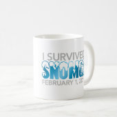 私はSNOMG 2011年を生き延びました コーヒーマグカップ (正面右)