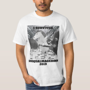 私はSnoqualmageddonを生き延びました Tシャツ