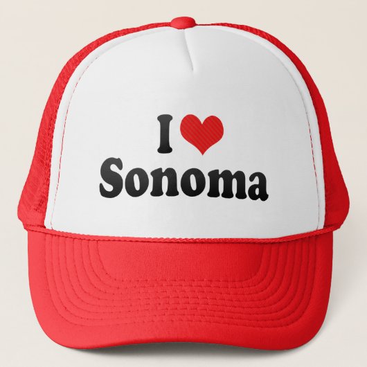 私はSonomaを愛します キャップ (正面)