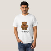 私はSorry~のティーです Tシャツ (正面フル)