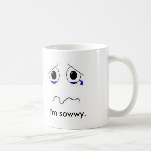 私はsowwy.です コーヒーマグカップ (右)