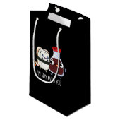 私はSoy Into You Cute Soy Sauce Pun Dark BG スモールペーパーバッグ (正面アングル)